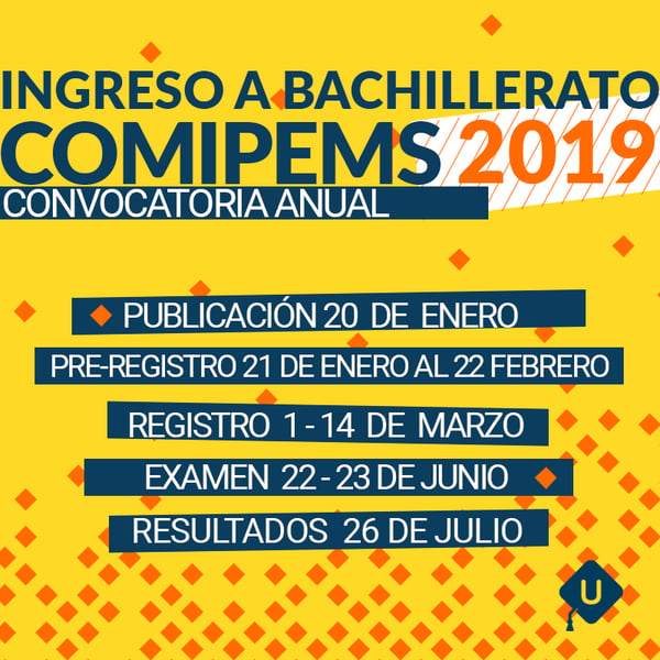 Convocatoria para concurso de asignación COMIPEMS 2019